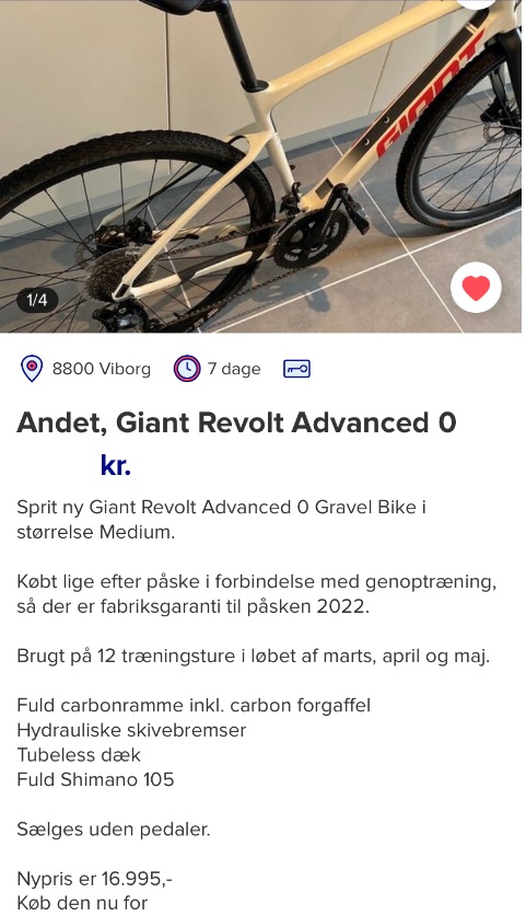 Gravel cykel –